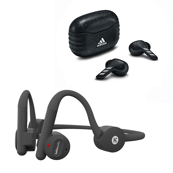 Беспроводные наушники Adidas Z.N.E. 01 ANC TWS Night Grey + Kaibo Audio Flex Black - рис.0
