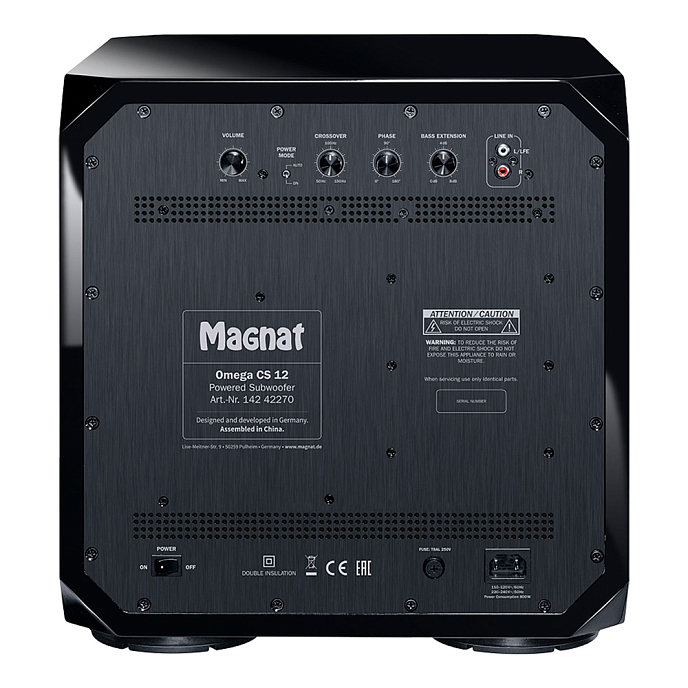 Сабвуфер Magnat Omega CS 12 Black - рис.3