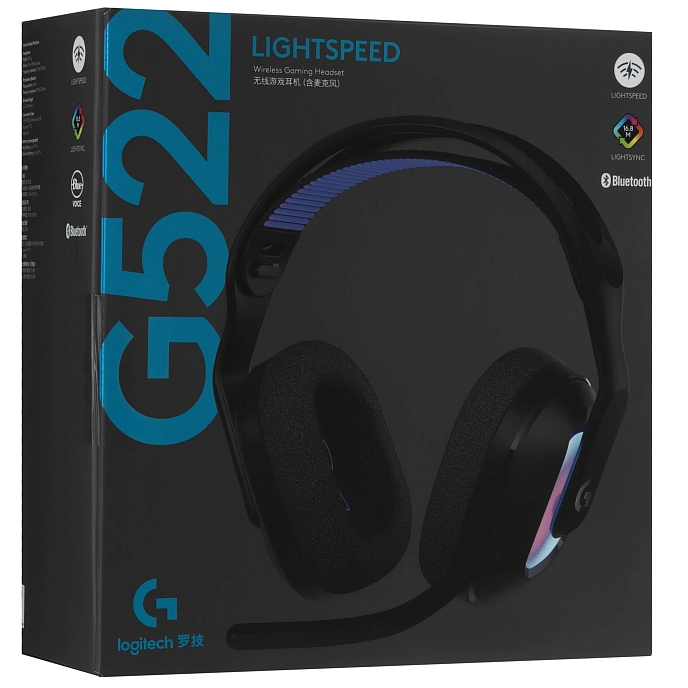 Игровая гарнитура Logitech G522 Lightspeed Black - рис.8
