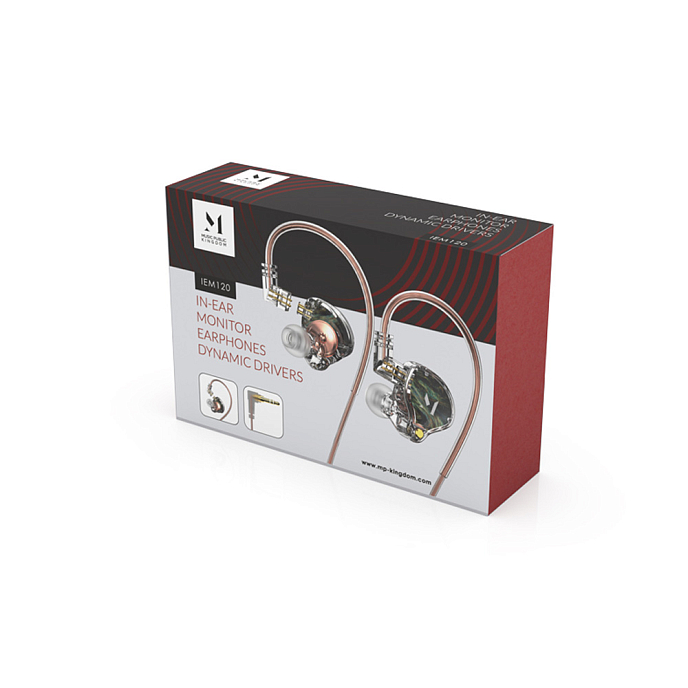 Наушники внутриканальные Music Public Kingdom IEM120 Transparent Copper - рис.1