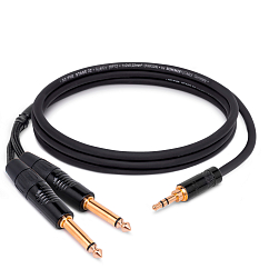 Кабель HeadMade Pro 3.5-m - 2x6.3mm 1.5m