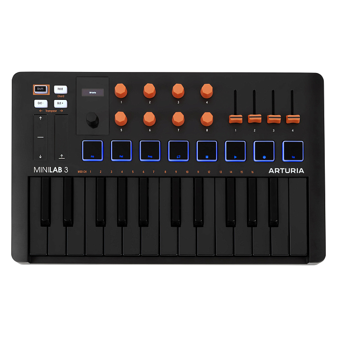 MIDI-клавиатура Arturia MiniLab 3 Orange - рис.3