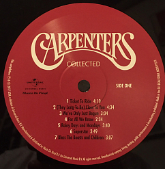 Виниловая пластинка Carpenters – Collected LP