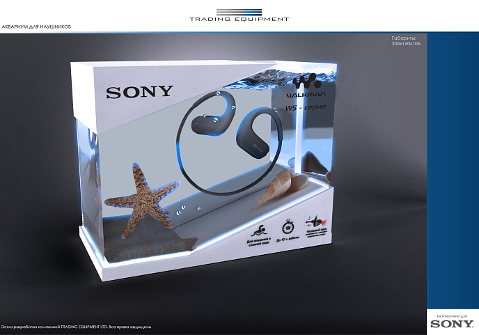 Наушники-плеер Sony NW-WS413 Blue - рис.6