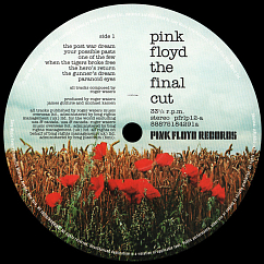 Пластинка Pink Floyd - The Final Cut - LP