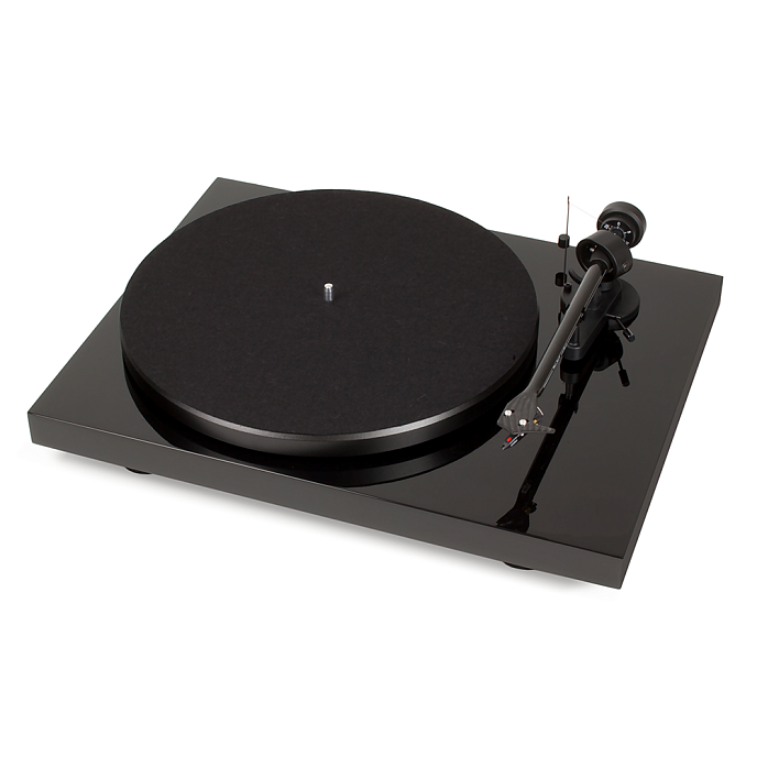 Проигрыватель винила Pro-Ject Debut Carbon Phono USB OM-10 Piano Black - рис.0