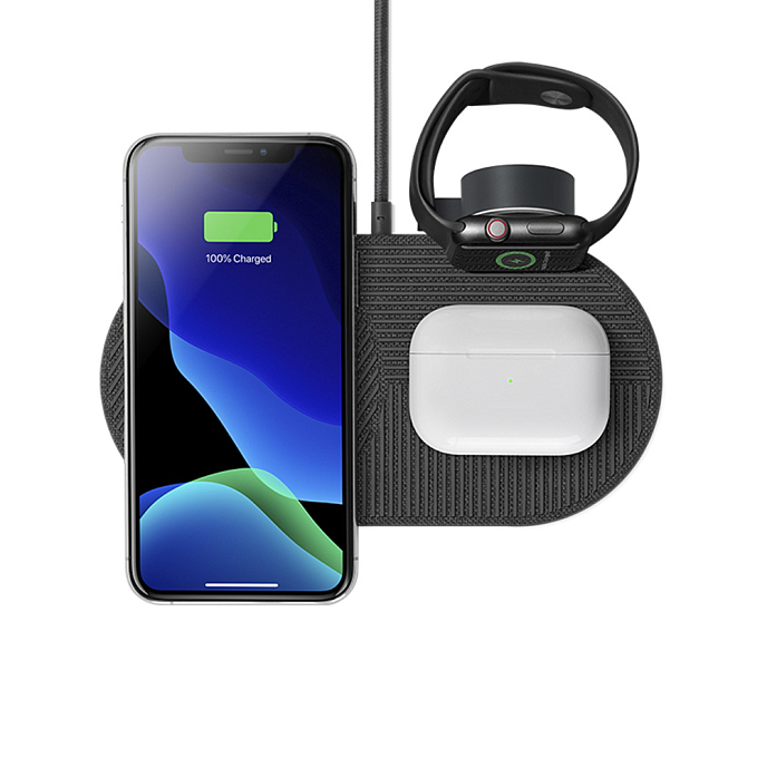 Беспроводная зарядка Native Union Drop Xl Watch Wireless Charger 10W Grey - рис.2