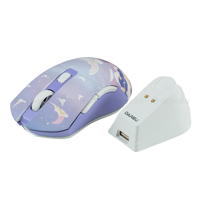 Мышь Dareu EM901X Dream Violet - рис.3