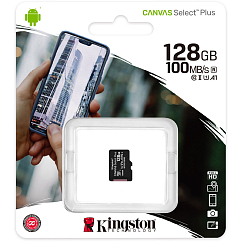 Карта памяти Kingston Canvas Select Plus 128Gb