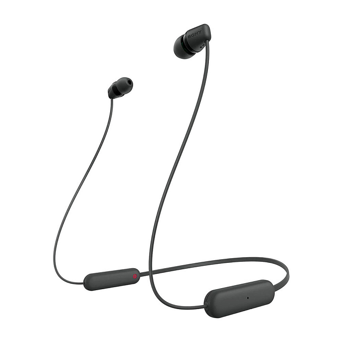 Беспроводные наушники Sony WI-C100 Black - рис.0