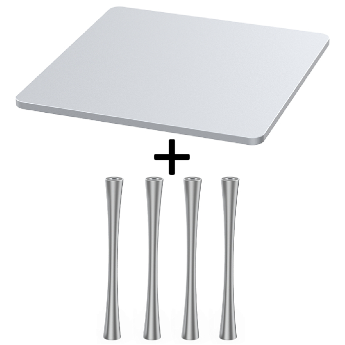 Стойка для Hi-Fi ddHiFi HS250 + SR180 x 4 Cool Gray/Silver - рис.0