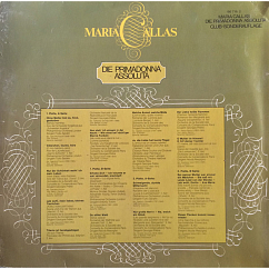 Виниловая пластинка Maria Callas – Die Primadonna Assoluta (coloured) LP