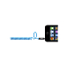 Кабель Belkin Mixit Coiled Audio Cable Blue - рис.1