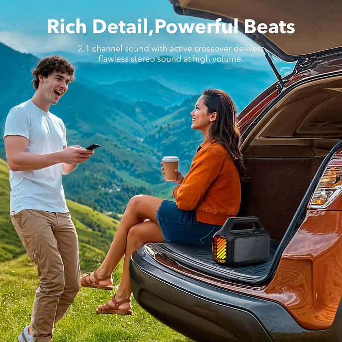 Портативная колонка Anker Soundcore Boom 2 Black - рис.8