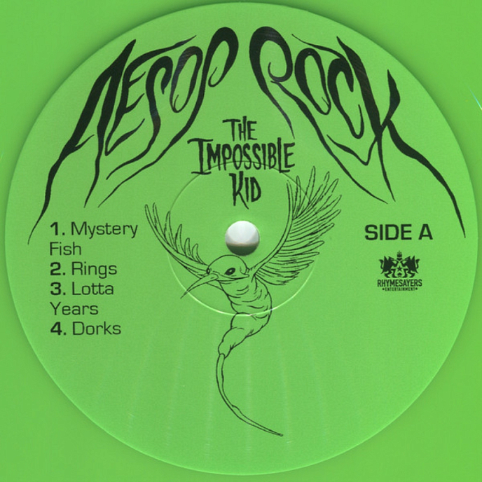 Виниловая пластинка Aesop Rock - The Impossible Kid (coloured) - 2LP - рис.10