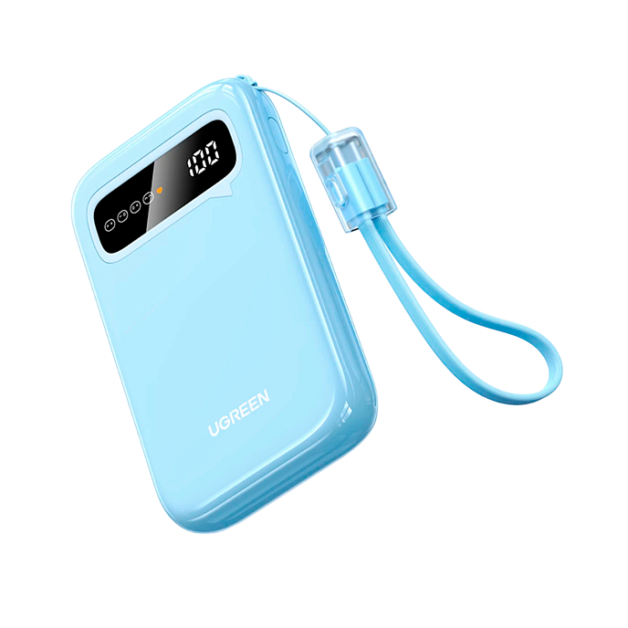 Портативный аккумулятор UGREEN CD384 10000mAh 20W Blue - рис.0
