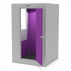 Акустическая кабина IzoRoom Standard Plus with window Steel Blue