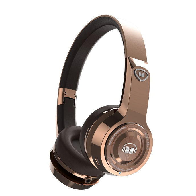 Беспроводные наушники Monster Elements Wireless On-Ear Rose Gold - рис.0