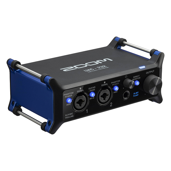 Аудиоинтерфейс Zoom UAC-232 Black Blue - рис.1