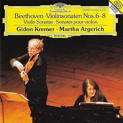 Виниловая пластинка Beethoven, Gidon Kremer, Martha Argerich – Violinsonaten Nos. 6–8 (Original Source) LP