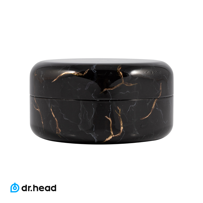 Чехол для наушников Dr.Head Black&Gold Round IEM Case - рис.3