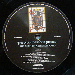 Виниловая пластинка The Alan Parsons Project The Turn Of A Friendly Card LP