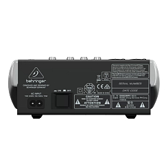 Микшерный пульт Behringer Xenyx QX602MP3 Black Silver