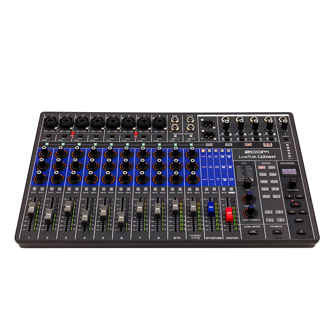 Микшерный пульт Zoom L-12next LiveTrak Black - рис.1