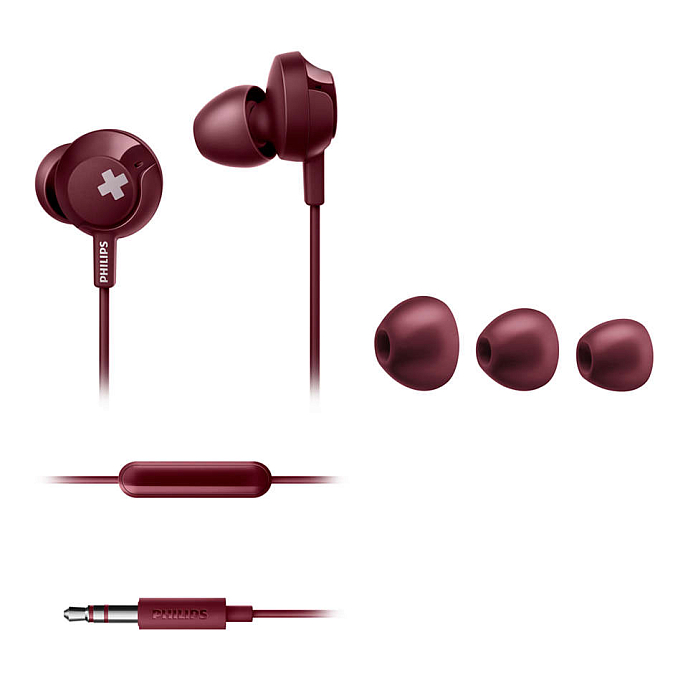 Наушники Philips SHE4305 Red - рис.1