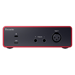 Аудиоинтерфейс Focusrite Scarlett Solo 4th Gen внешняя звуковая карта с usb (2вх/2вых)_OpenBox