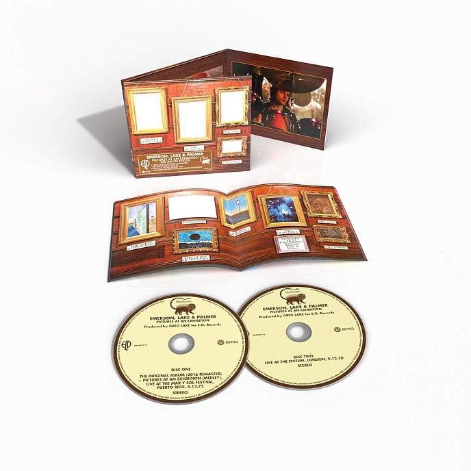 CD-диск Emerson, Lake & Palmer: Pictures At An Exhibition (Deluxe) - 2CD - рис.0