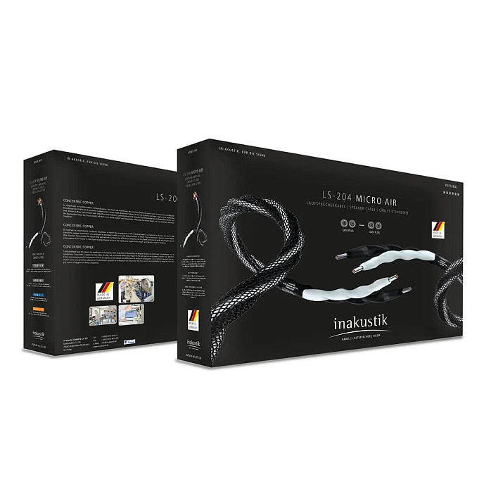 Кабель Inakustik Referenz LS-204 Micro AIR BFA Banana Bi-Wire 2x3m - рис.7