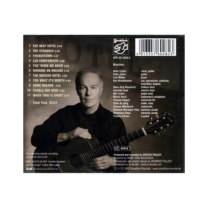 CD-диск Allan Taylor – Hotels & Dreamers CD - рис.1