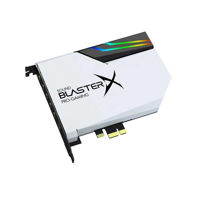 Внутренняя звуковая карта Creative Sound BlasterX AE-5 PLUS Pure Edition White - рис.0