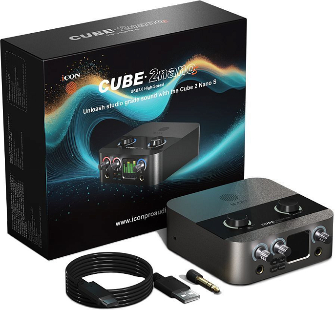 Аудиоинтерфейс iCON Cube2Nano S Black - рис.4