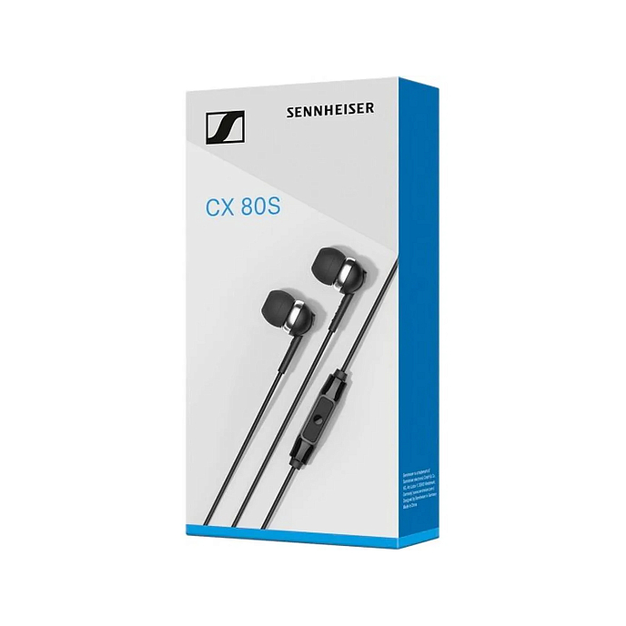 Наушники внутриканальные Sennheiser CX 80S Black - рис.2