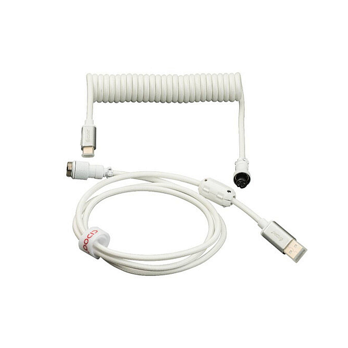 Кабель Cidoo Mechanical Keyboard USB-C Cable White - рис.1