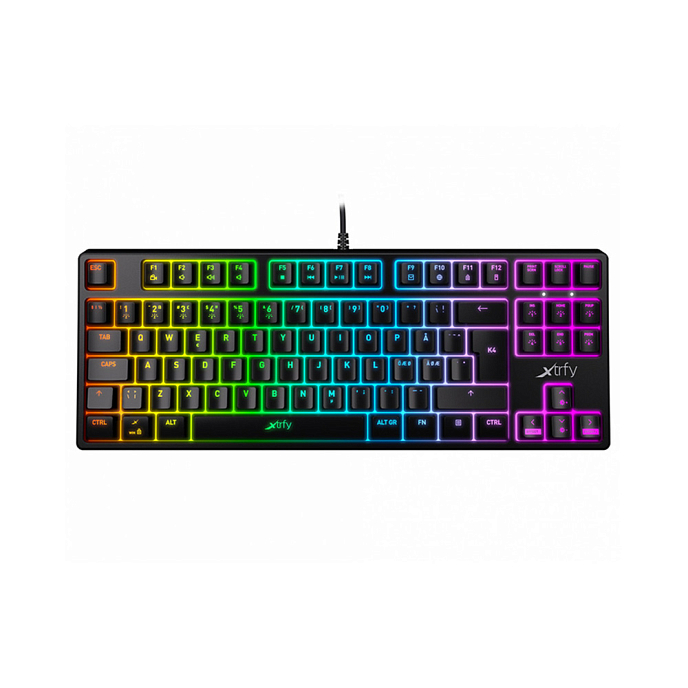 Клавиатура Xtrfy K4 RGB TKL Black - рис.0