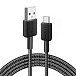 Кабель Anker Power Line 322 USB-A - USB-C 0.9m Black - рис.0