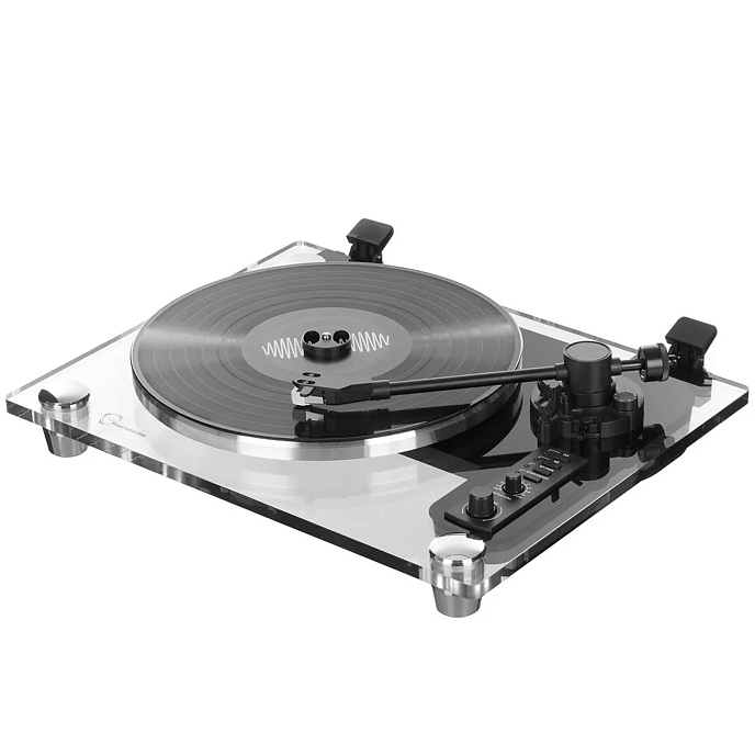 Проигрыватель винила Reproductor RP-310BT Transparent - рис.0