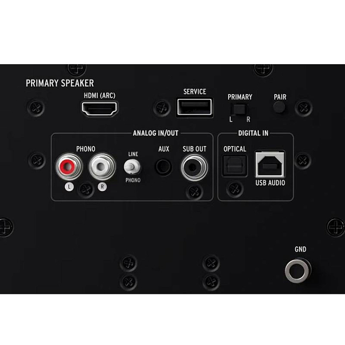 Полочная акустика Klipsch The Sevens walnut активная полочная акустика (SN 107128024090132)_Уценка - рис.7