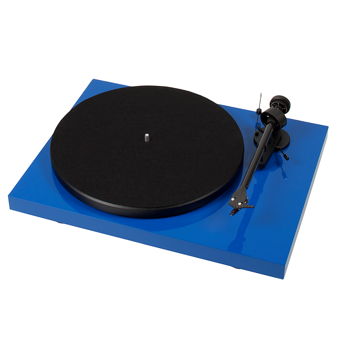 Проигрыватель винила Pro-Ject Debut Carbon Phono USB OM-10 Blue - рис.0