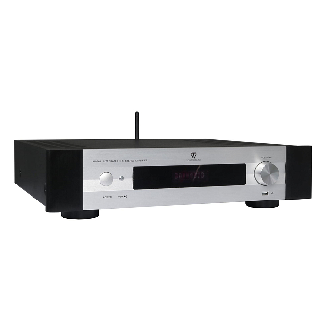 Интегральный усилитель ToneWinner AD-66D Pro Black Silver - рис.1