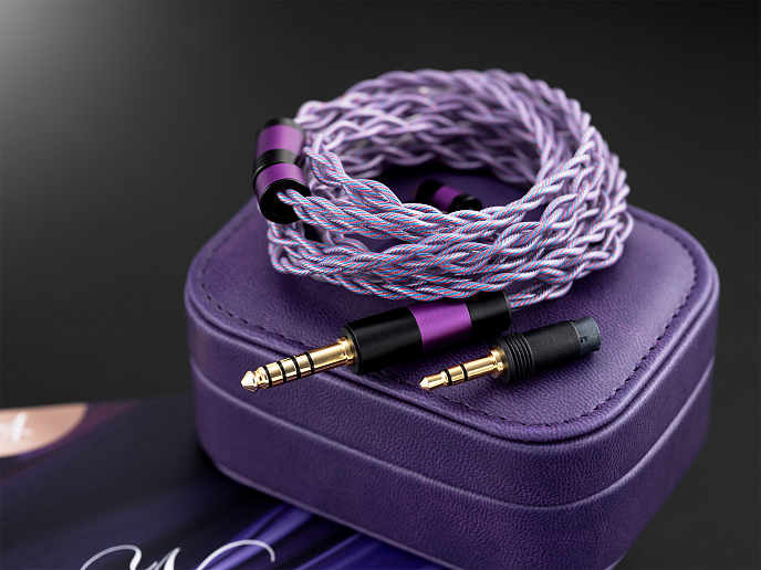 Наушники внутриканальные Queen Of Audio Adonis New Purple - рис.2