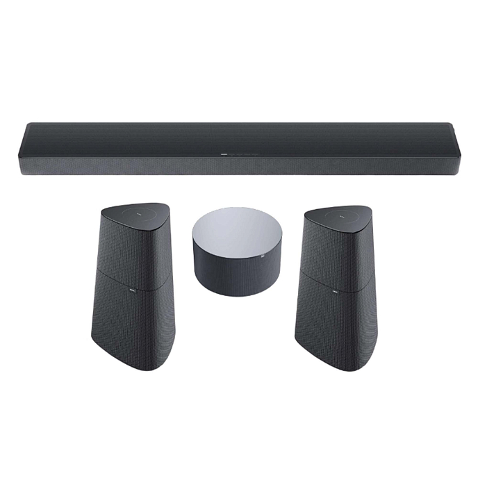 Саундбар Loewe Klang Bar5 mr + Klang mr5 Basalt Grey - рис.0