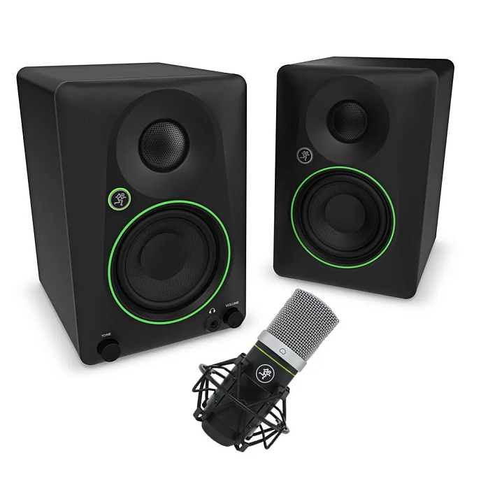 Студийный монитор Mackie CR3.5 + EM-91CU Black - рис.0