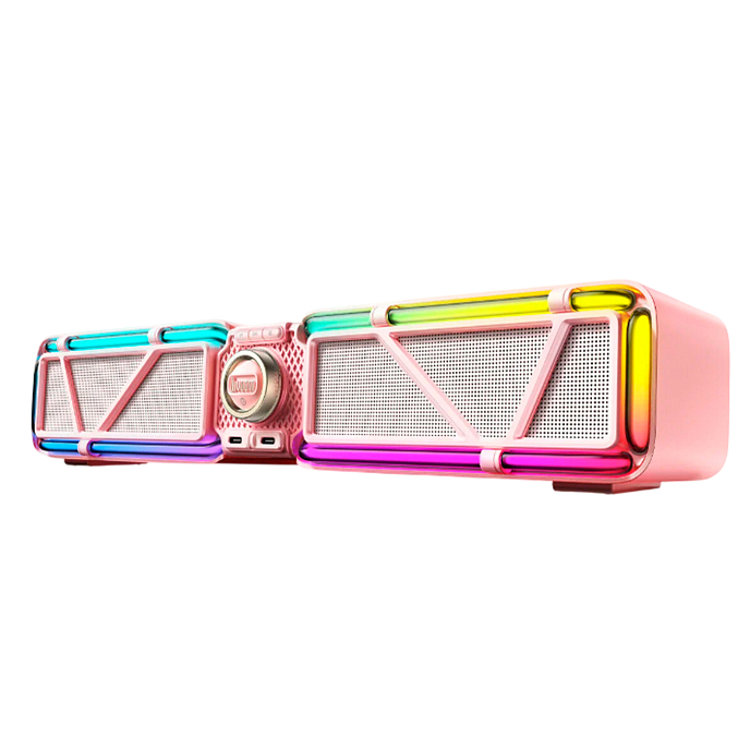 Портативная колонка Divoom D-Base Pink - рис.1