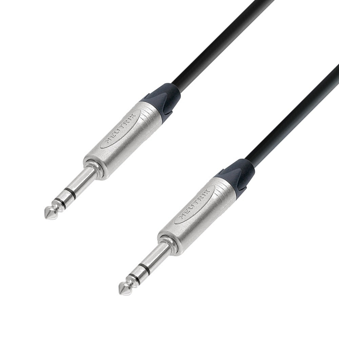 Кабель Adam Hall K5BVV0050 Neutrik TRS 6.3 мм, 0.5 м - рис.0