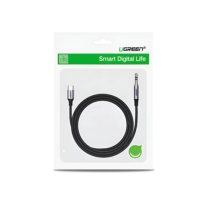 Кабель Ugreen CM450 USB-C - Jack 3.5mm Grey 1m - рис.4