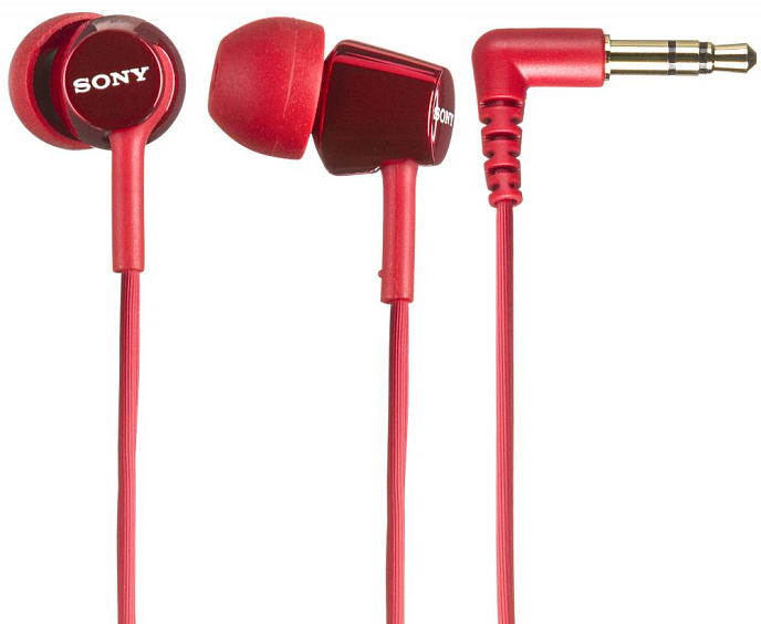 Наушники Sony MDR-EX150 Red - рис.1
